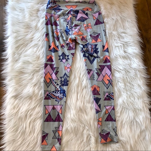 LuLaRoe Butterfly Leggings OS - Picture 2 of 6